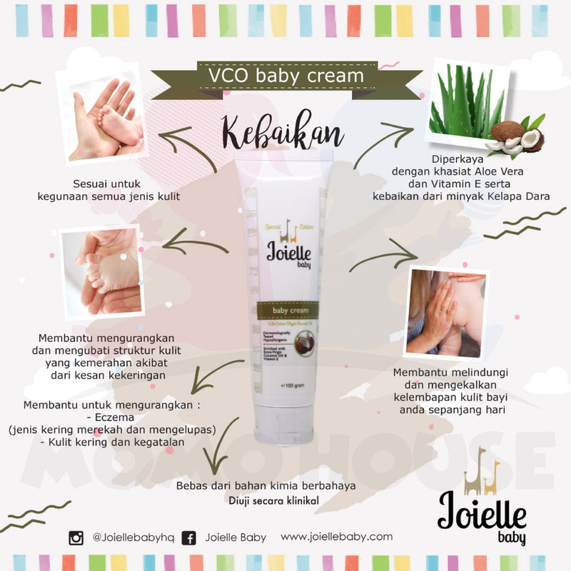 Joielle Baby VCO Cream (100g)