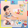 Early Learning Wooden Numeric Letter Cards