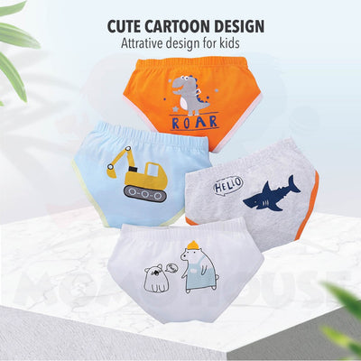 (4 Pcs) Premium Baby Clothes Infant Boy Panties Underwear Kid Accessories Children Pantie Short Seluar Dalam Kanak-Kanak