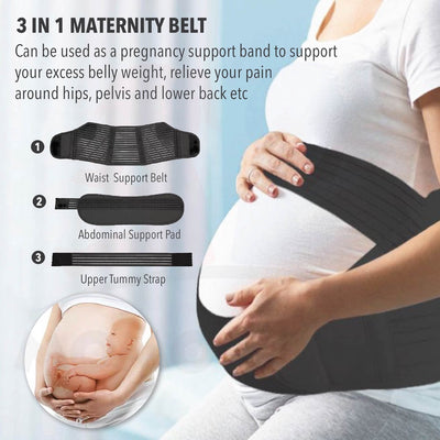 Maternity Belt Prenatal Adjustable Waistband Back Support Belly Band Pregnancy Protector Belt (MB)