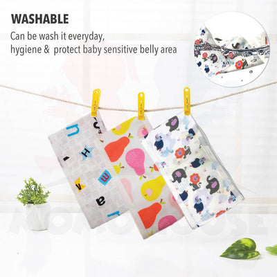 Newborn Infant Umbilical Cord Care Bellyband Binder Clothing Barut Baby Pelekat