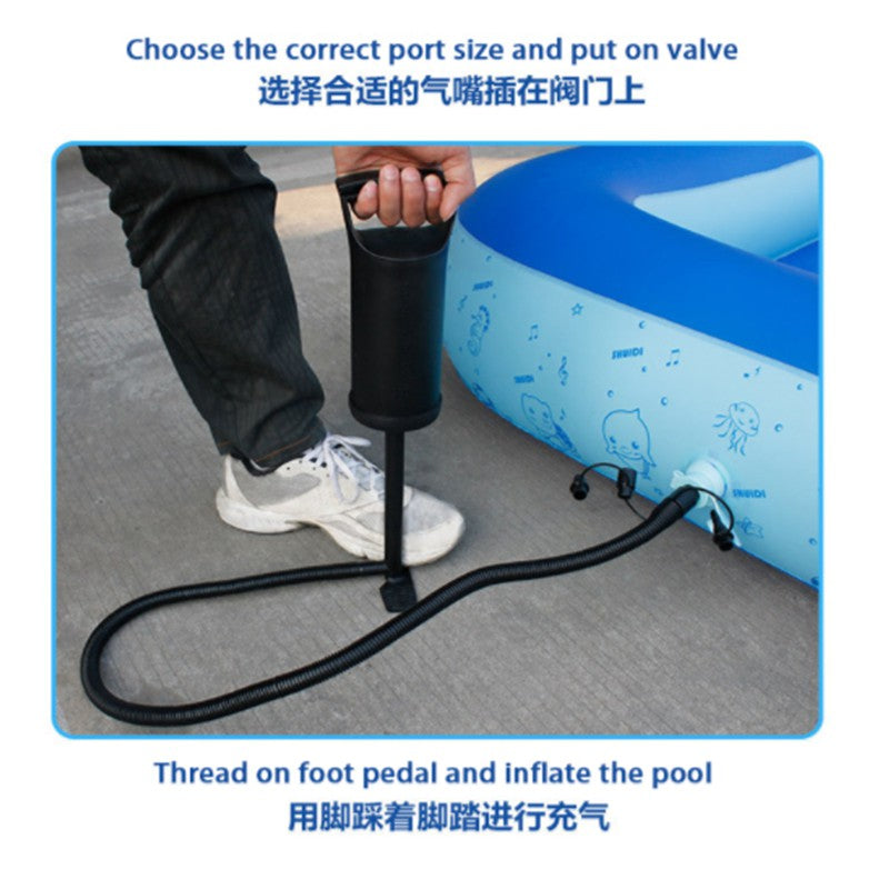 Inflatable Pool Car Bed Swimming Pool Hand Pump