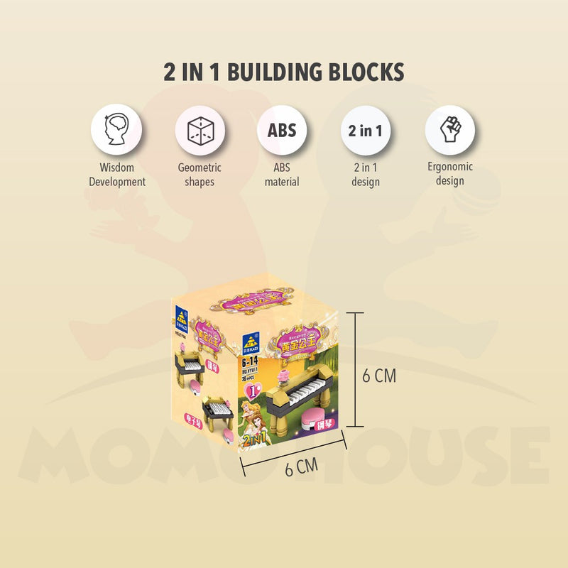 Building Blocks Assembling Brick Game Toy Modern Girl Puzzle Puzzle Children Assembling Princess