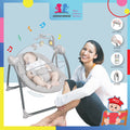Newborn Electric Baby Auto Swing Rocking Chair Mosquito Net Tent Automatic Remote Rocker
