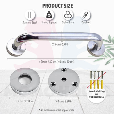 Bathroom Shower Bar Handrail Toilet Bar Toilet Handle Safety Bar Bath Grip Handbar Pemegang Tandas Handgrip Bars