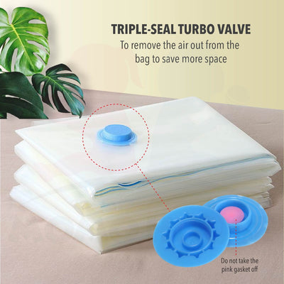 Travel Storage Resealable Vacuum Bags Vacuum Bag Compression Sealer Wardrobe Compress Organization Kit Save Space