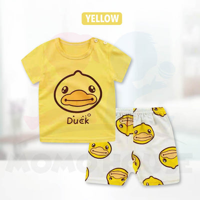 Newborn Baby T Shirt Short Sleeve Set (BM012)