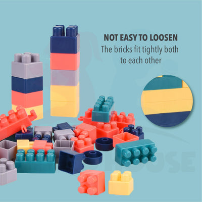 Kid Building Block Toys Colorful Block Educational Creative Kids Toys Brick Besar Baby Kanak-Kanak Mainan Budak