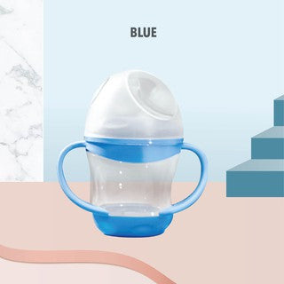 Baby Water Bottle Learning Cup Non-spill Training Cup Leak-Proof Fee Handle Bottle 160ml