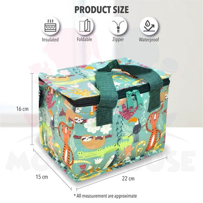 Portable Cartoon Insulated Thermal Cooler Bag Lunch Box Carry Tote Storage Bag Case Insulation Bag