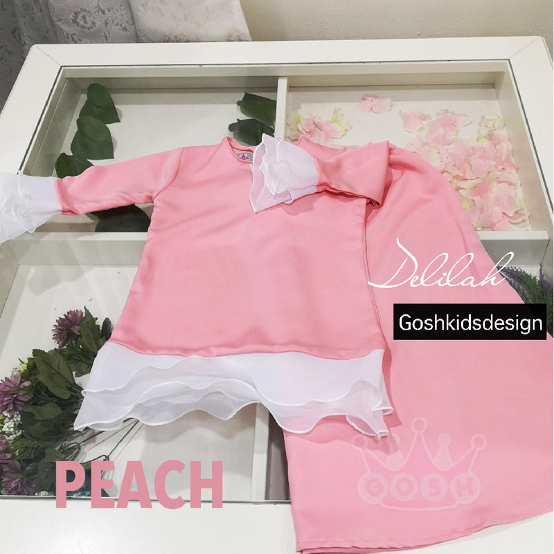 Momo House X Gosh Baju Kurung Moden Budak  Delilah Kurung [Size 0 - 3Y ] Raya 2020