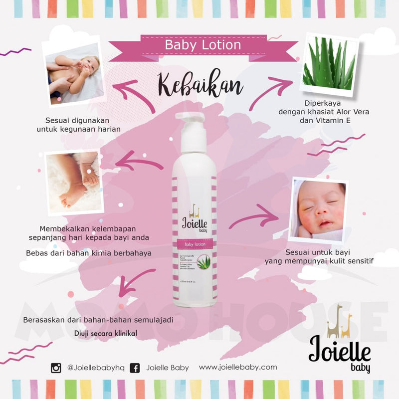 Joielle Baby Lotion (250ml)