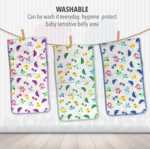 Newborn Baby Belly Binder Protection Umbilical Cord Care Barut Bayi Pelekat Bellyband (BB-3833) (Random Color)