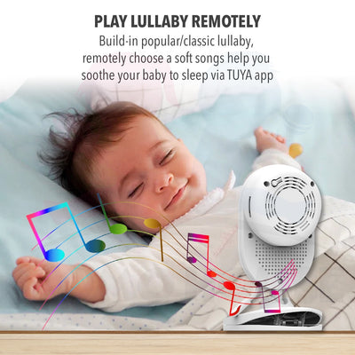 Wireless Baby Monitor Night Vision Camera 2 Way Talk Lullaby Tuya Phone App Baby Cry Detection Motion