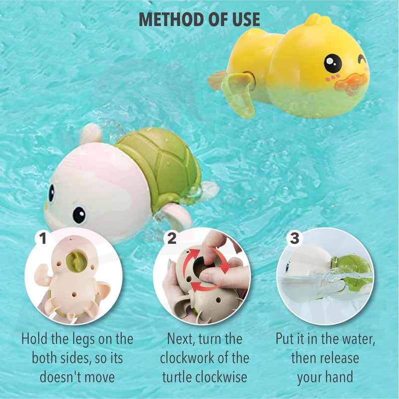 Baby Bath Toys Swimming Toys Bathing Small Toy Showering Funny Toys for Kids Toddler Toy Mainan Mandi