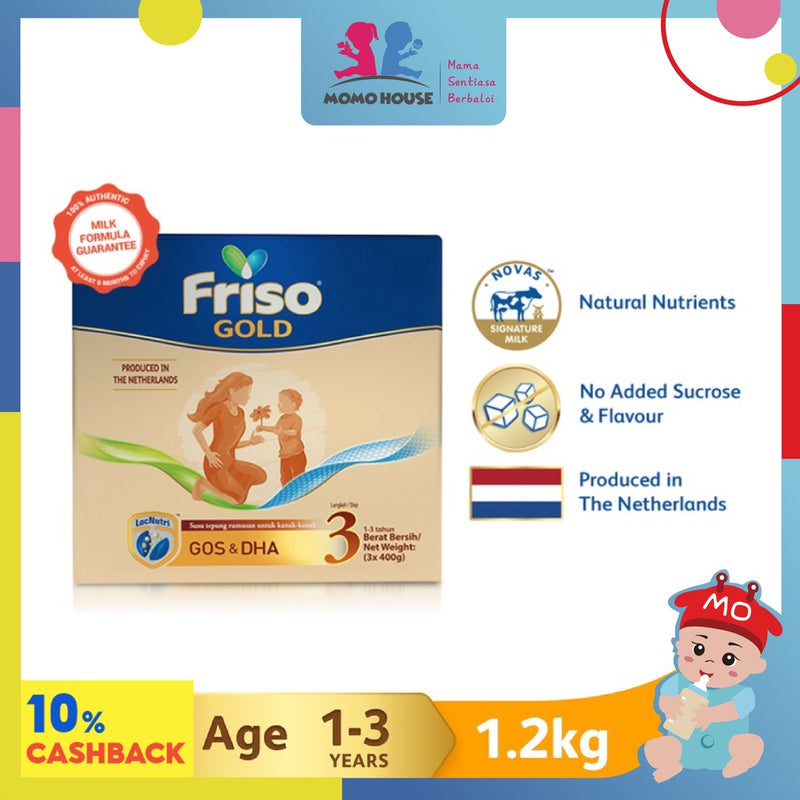 Friso Gold Step 3 Milk Formula 1.2kg