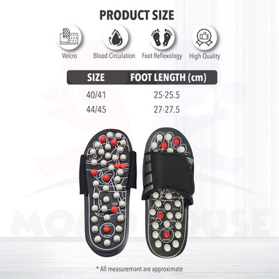 Acupressure Reflexology Foot Healthy Massage Slippers Slipper Sandal Shoe Kasut Selipar Urut