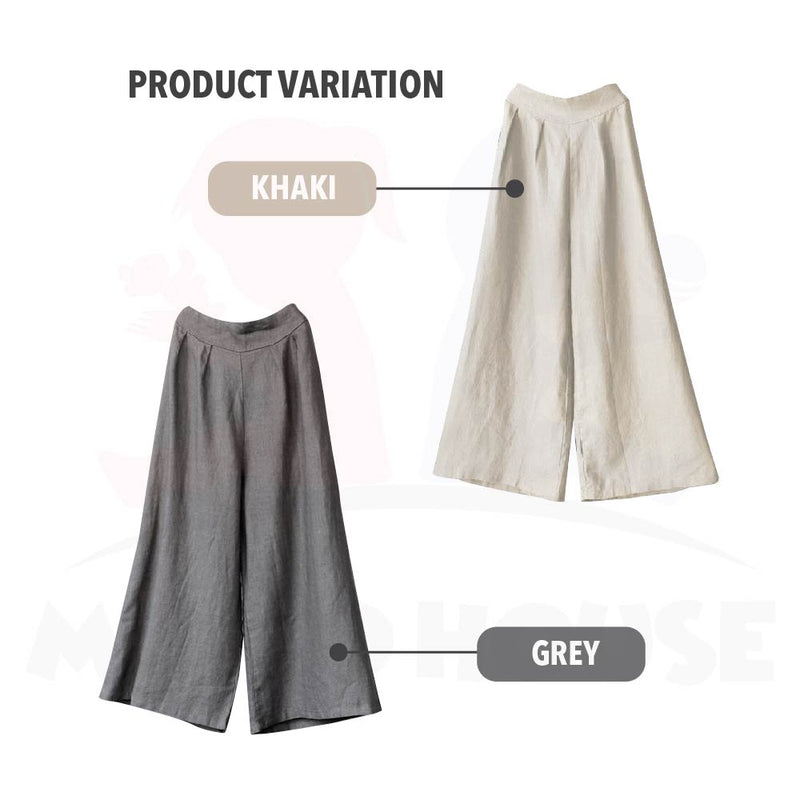 Maternity Pants Wide Leg Bottom Pants Stretchable Soft Maternity Pants Seluar Mengandung Muslimah Panjang (MP001)