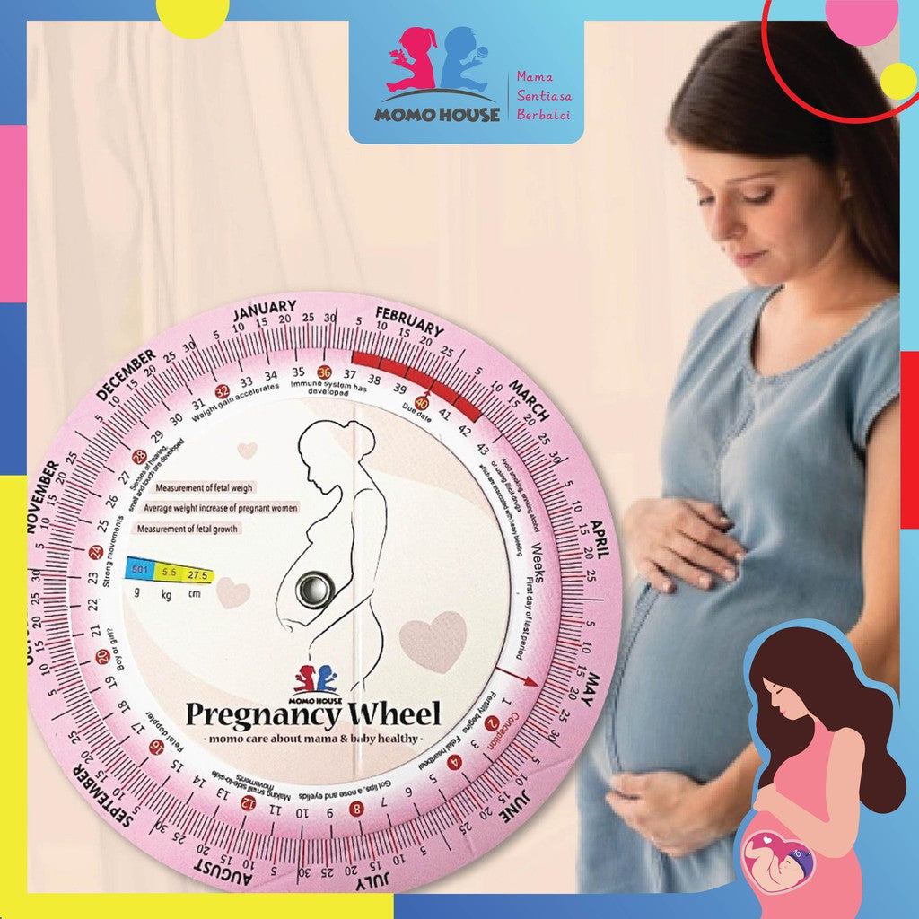 Pregnancy OB Wheel Obstetric Wheel Pregnancy Calculator Wheel Roda Keh ...