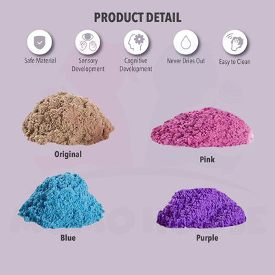 DIY Eco Sand (1kg) - Safe, Hygiene & Playful