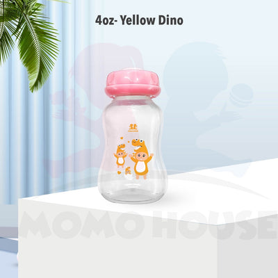 Momo House 4oz/ 6oz Breastmilk Storage Bottle Slim Neck Bottle Breast Milk Breastfeeding Bottle