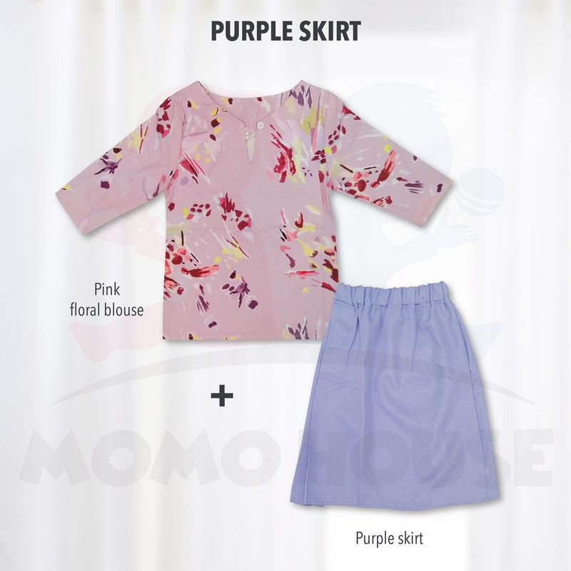 Momo House Baju Raya Baju Kurung Moden Kanak Kanak Baju Budak Perempuan Baju Raya Budak Kids Kurung (BRG001)