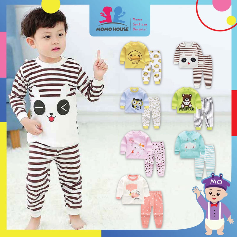 Newborn Pyjamas Baby Sleepsuit Long Sleeve Set (BM003)