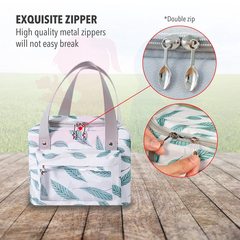 Premium Foldable Cooler Bag For Breastmilk Storage Bag Bottle Feeding Breast Pump Thermal Cooler Lunch Bag