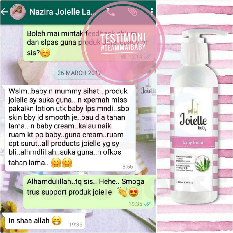 Joielle Baby Lotion (250ml)