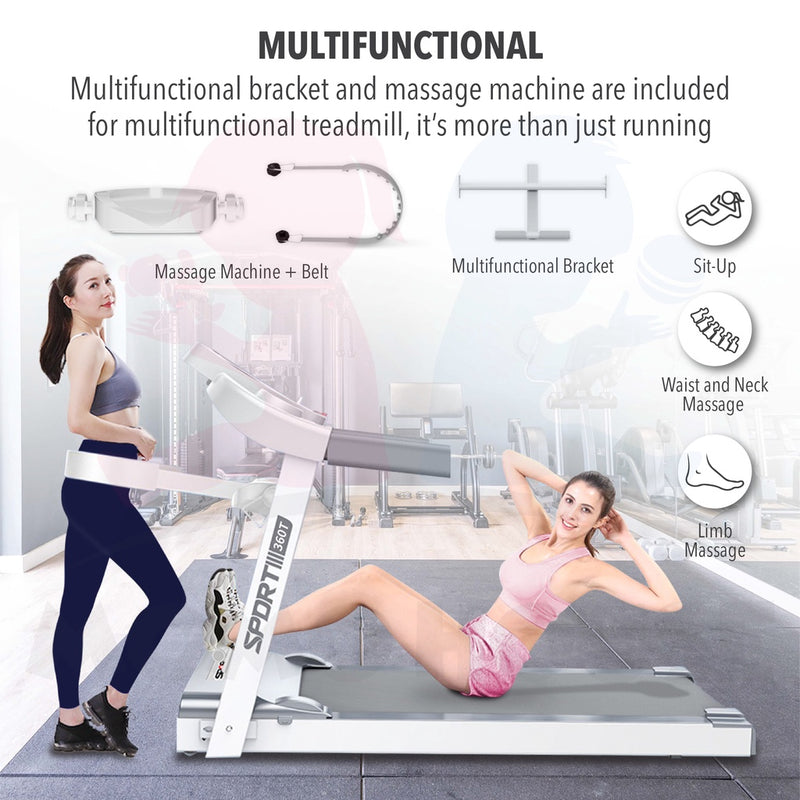 Running Treadmill Machine Cardio Exercise Jogging Running Machine With Handle & Speaker