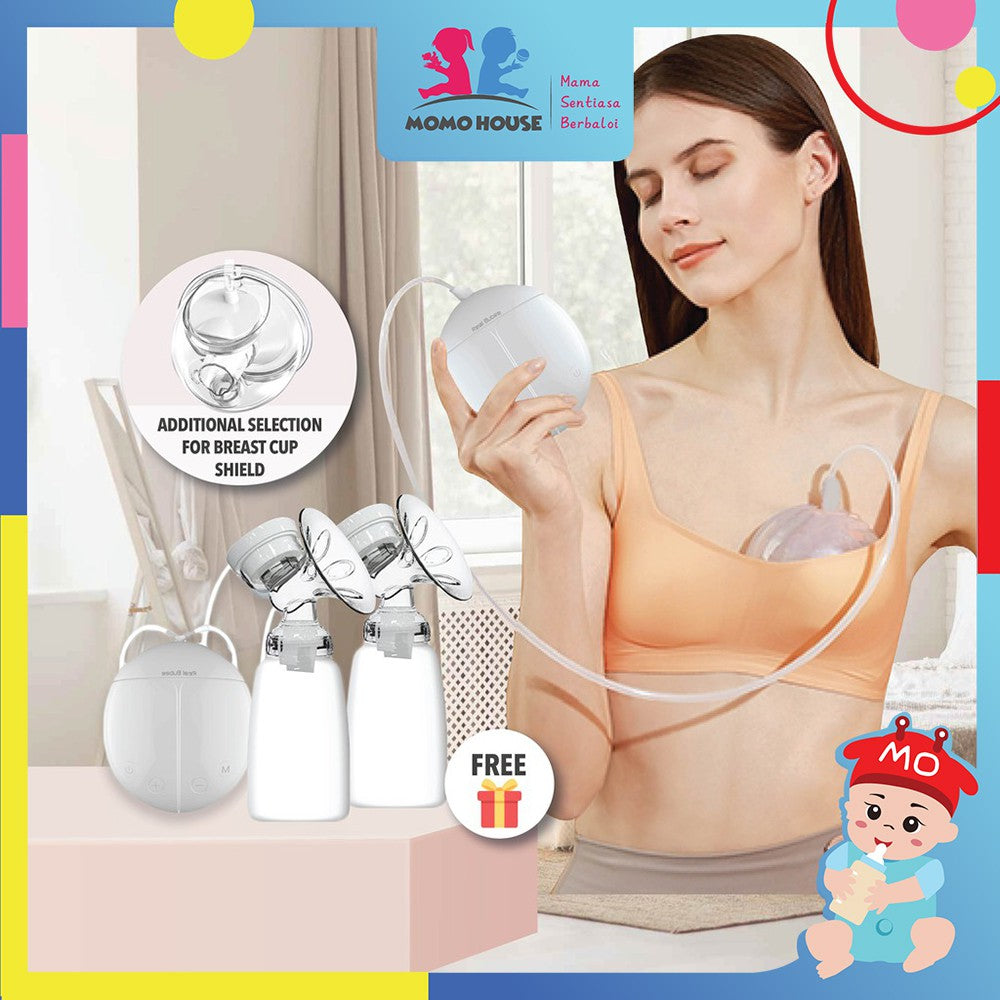 Real Bubee Breast Pump Double Electric Breastpump Pam Susu Bubee