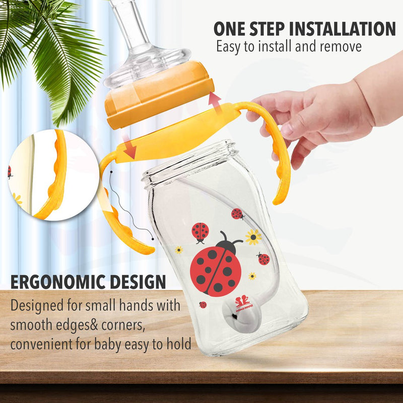 Bottle Handle Compatible With PPSU Wide Neck Baby Bottle Feeding Holder Pemegang Botol