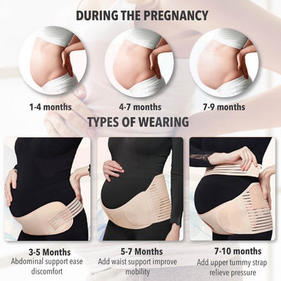 Maternity Belt Prenatal Adjustable Waistband Back Support Belly Band Pregnancy Protector Belt (MB)