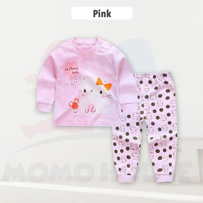 Newborn Pyjamas Baby Sleepsuit Long Sleeve Set (BM003)