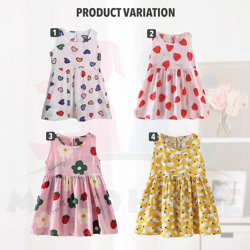 Baju Baby Girl Dress Baju Bayi Perempuan Clothing Princess Gaun Newborn Pakaian Kanak Baju Budak Perempuan (MYB035)