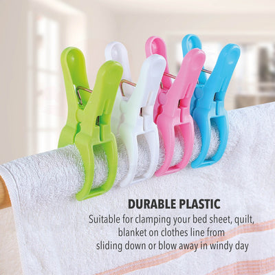 Plastic Large Clothes Pegs Hanger Clip Drying Clips Bed Sheet Pegs Clip Cloth Klip Baju