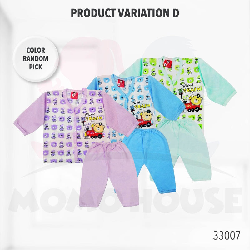 Newborn Baju Baby Infant Suit Dino Design Baju Baby(1pcs = Baju + Seluar)(33004 & 33005 & 33006 & 33007 & 33008 & 33009)