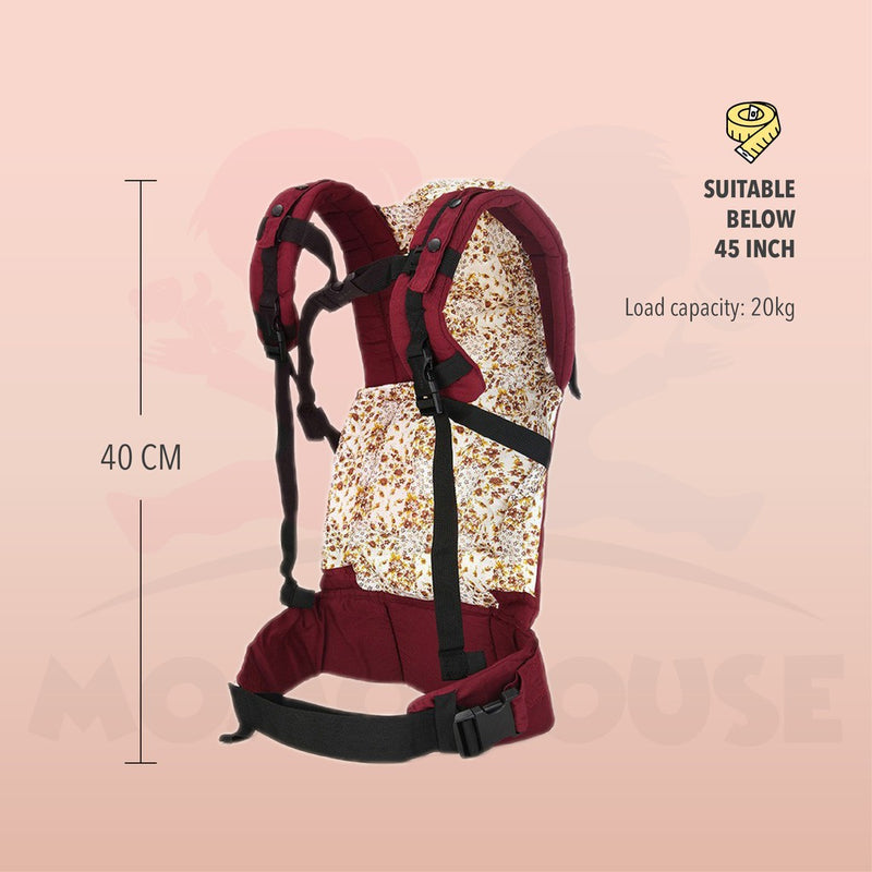 Baby Toddler Kids Ergonomic Breathable Adjustable Carrier with Hood Dukung Bayi