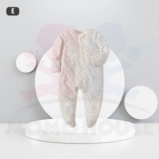 Newborn Romper Zipper Baby Pajamas Newborn Clothes Baby Sleepsuit Romper Baby Boy & Girl Long Sleeve Romper Jumpsuit