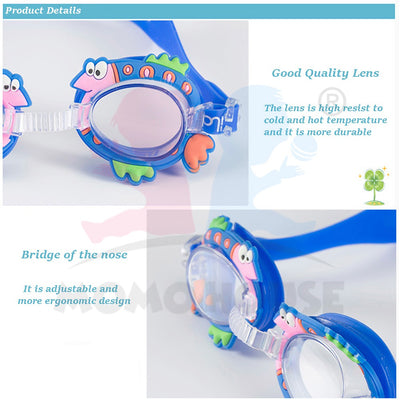 Kids Anti-Fog Waterproof Swimming Googles Swim Glasses Cermin Mata Renang Kalis Air