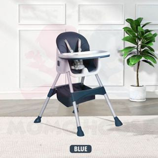 Multifunction Baby Chair Feeding Safety Baby Chair Adjustable Foldable Portable Dining High Chair Baby with Storage Bag