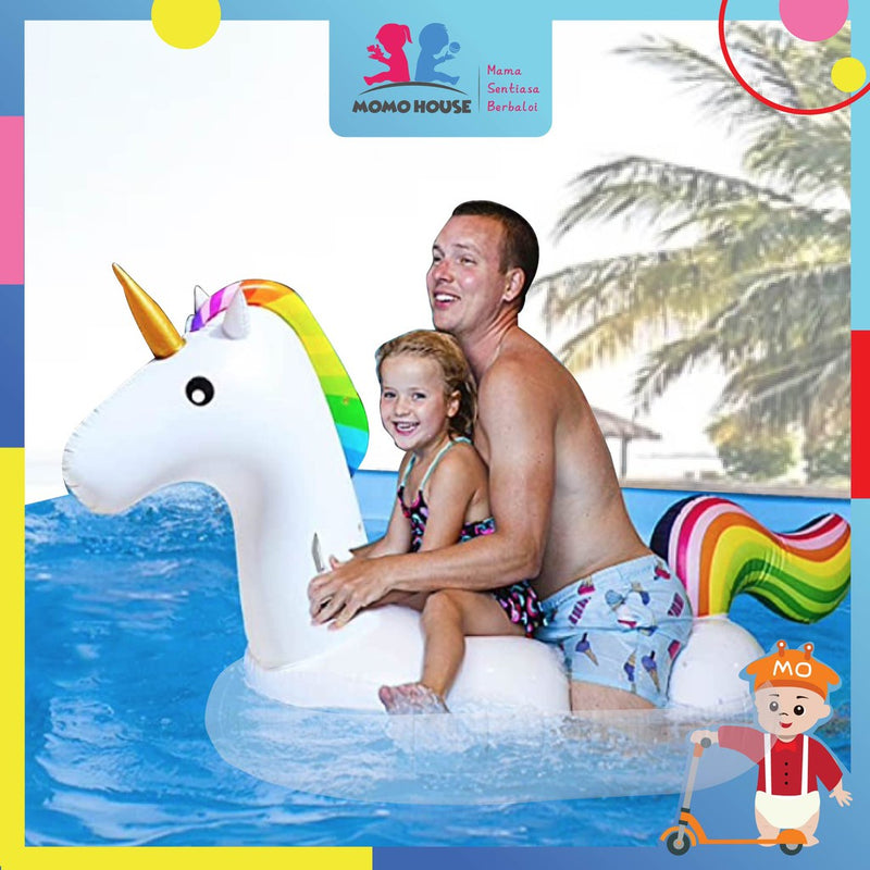 Inflatable Giant Rainbow Unicorn Float High Quality 180CM