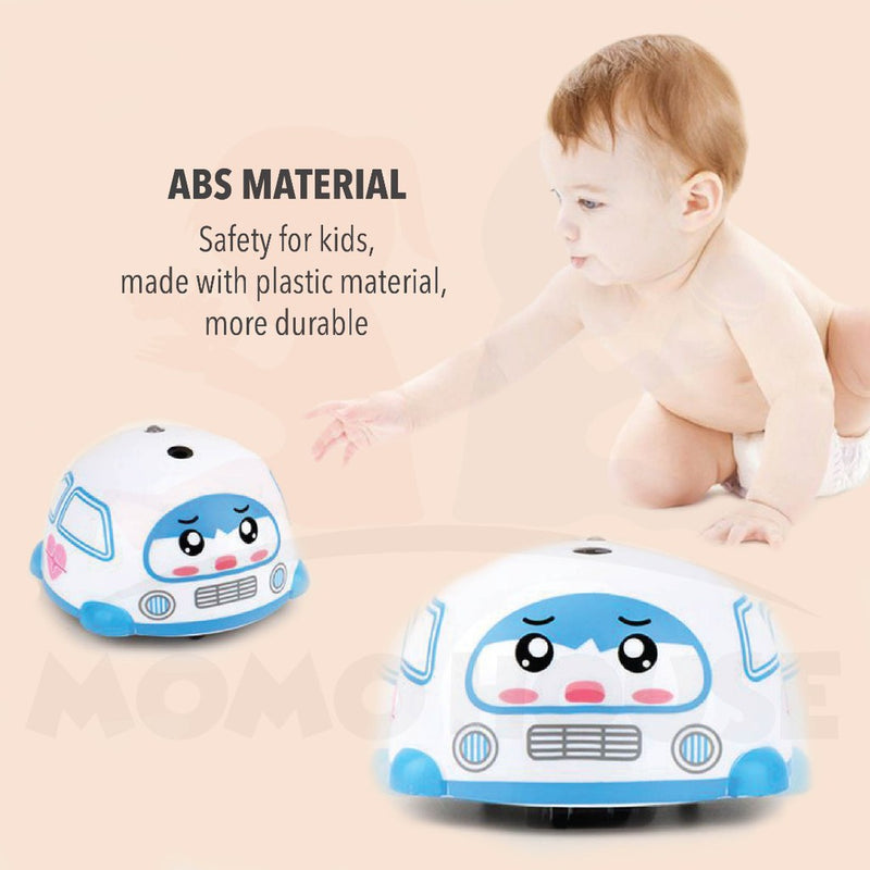 Kids Baby Hand Sensor Car Automatic Running Away Cute Cartoon Mini Toy Car With Flashing Light Effect