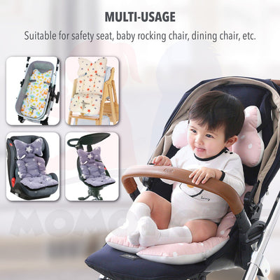 Baby Stroller Cushion Portable Car Seat Chair Pad Extra Thick Soft Cotton Stroller Pad Newborn Pillow