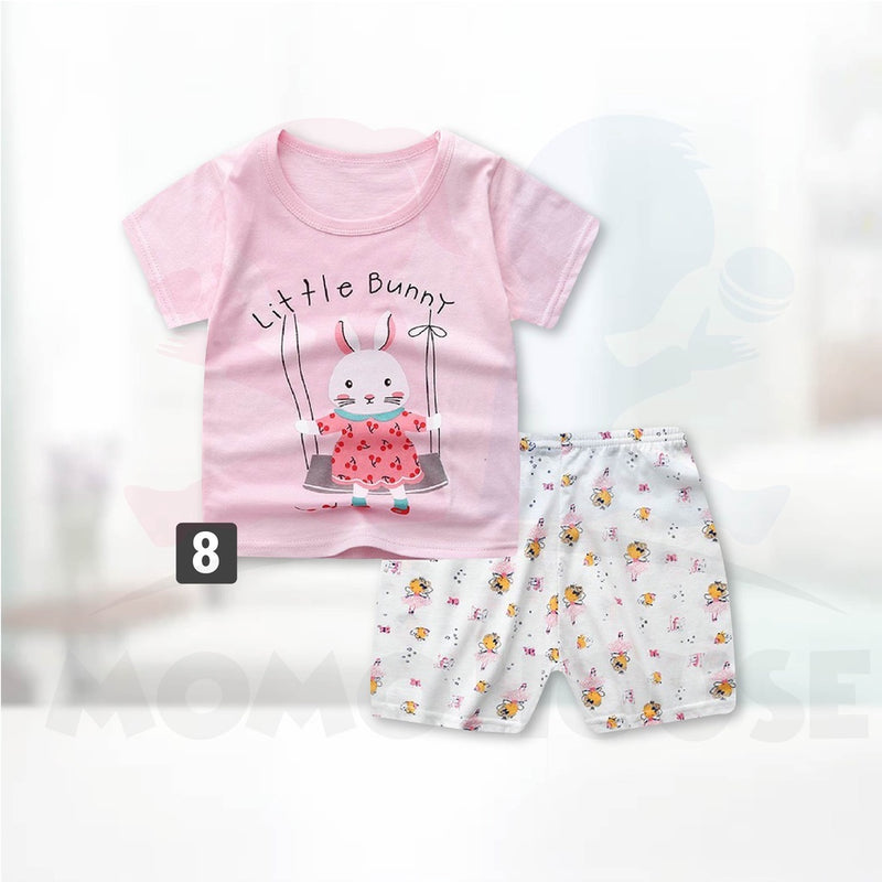 Newborn Baby T Shirt Short Sleeve Set (BM012)