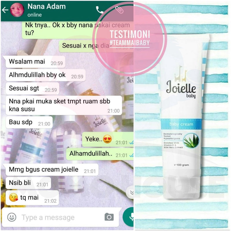 Joielle Baby Cream (100g)