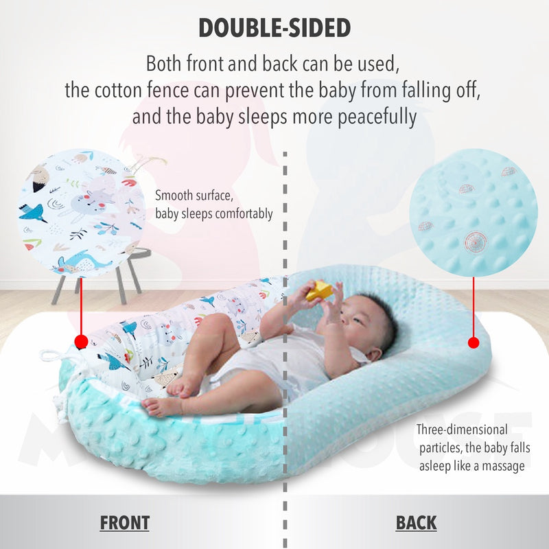 Portable Baby Bed Cot Soft Breathable Infant Bassinet baby mattress Newborn baby Crib Bionic Bed