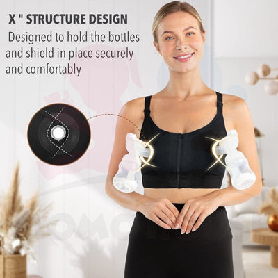 Seamless Hands Free Pumping Bra Breast Pump Pumping Nursing Bra Breastfeeding Bra Bra Menyusu