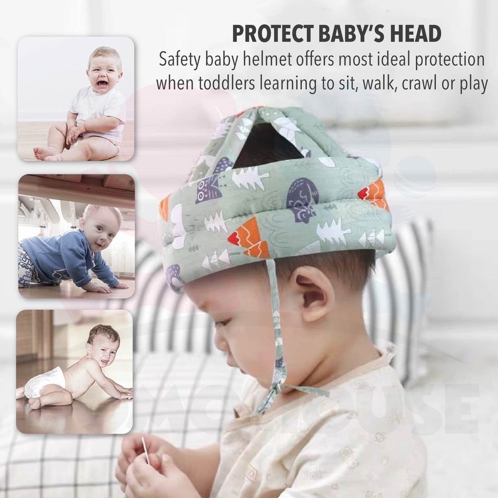 Baby Head Protection Adjustable Soft Safety Baby Helmet Walk Safety Headguard Baby Head Security Protection