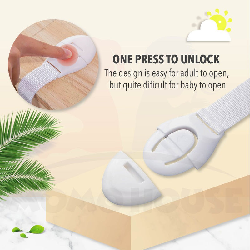 Baby Safety Protector Child Cabinet locking Plastic Lock Protection of Children Locking From Doors Drawer